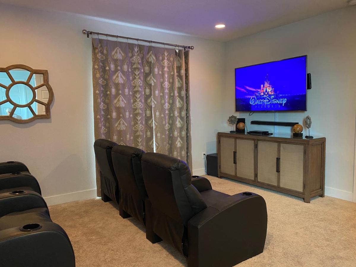 Luxurious Modern Villa Near Disney With Theater, Pool And Spa In Encore Resort At Reunion Orlando Exteriér fotografie